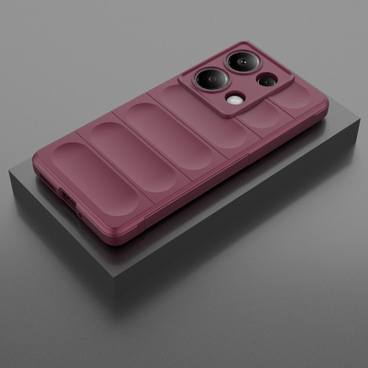 Xiaomi Redmi Note 13 Pro 4G Global Magic Shield TPU + Flannel Phone Case: Durable, Non-toxic, Easy Access, Stylish Design