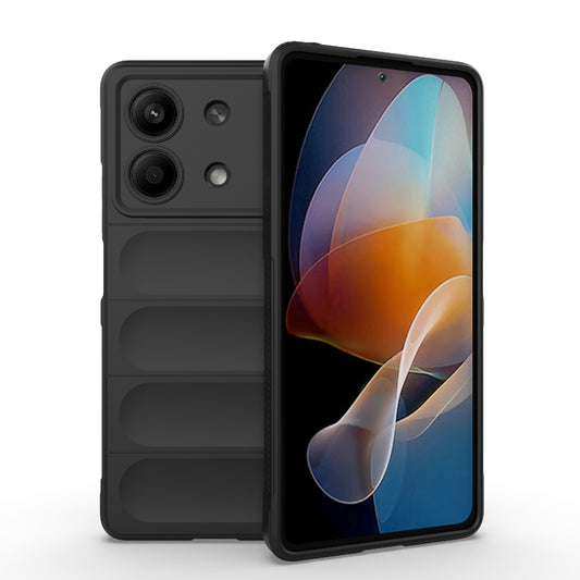 Xiaomi Redmi Note 13R Pro 5G Magic Shield TPU + Flannel Phone Case: Durable, Non-toxic, Easy Access, Stylish Design
