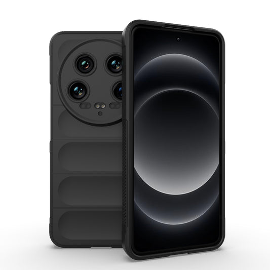 Xiaomi 14 Ultra Magic Shield TPU + Flannel Phone Case: Durable, Non-toxic, Easy Access, Stylish Design