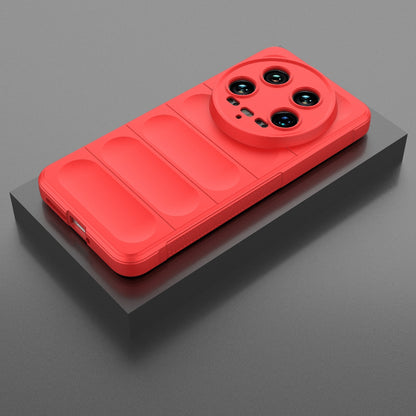 Xiaomi 14 Ultra Magic Shield TPU + Flannel Phone Case: Durable, Non-toxic, Easy Access, Stylish Design