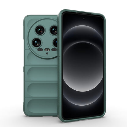 Xiaomi 14 Ultra Magic Shield TPU + Flannel Phone Case: Durable, Non-toxic, Easy Access, Stylish Design