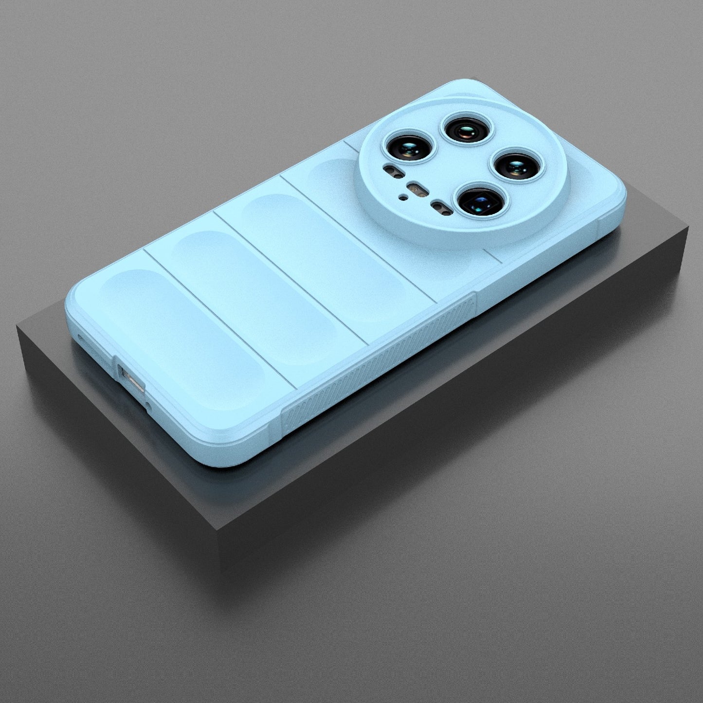 Xiaomi 14 Ultra Magic Shield TPU + Flannel Phone Case: Durable, Non-toxic, Easy Access, Stylish Design