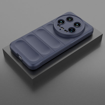 Xiaomi 14 Ultra Magic Shield TPU + Flannel Phone Case: Durable, Non-toxic, Easy Access, Stylish Design