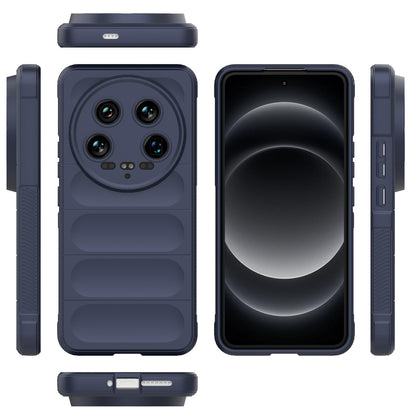 Xiaomi 14 Ultra Magic Shield TPU + Flannel Phone Case: Durable, Non-toxic, Easy Access, Stylish Design