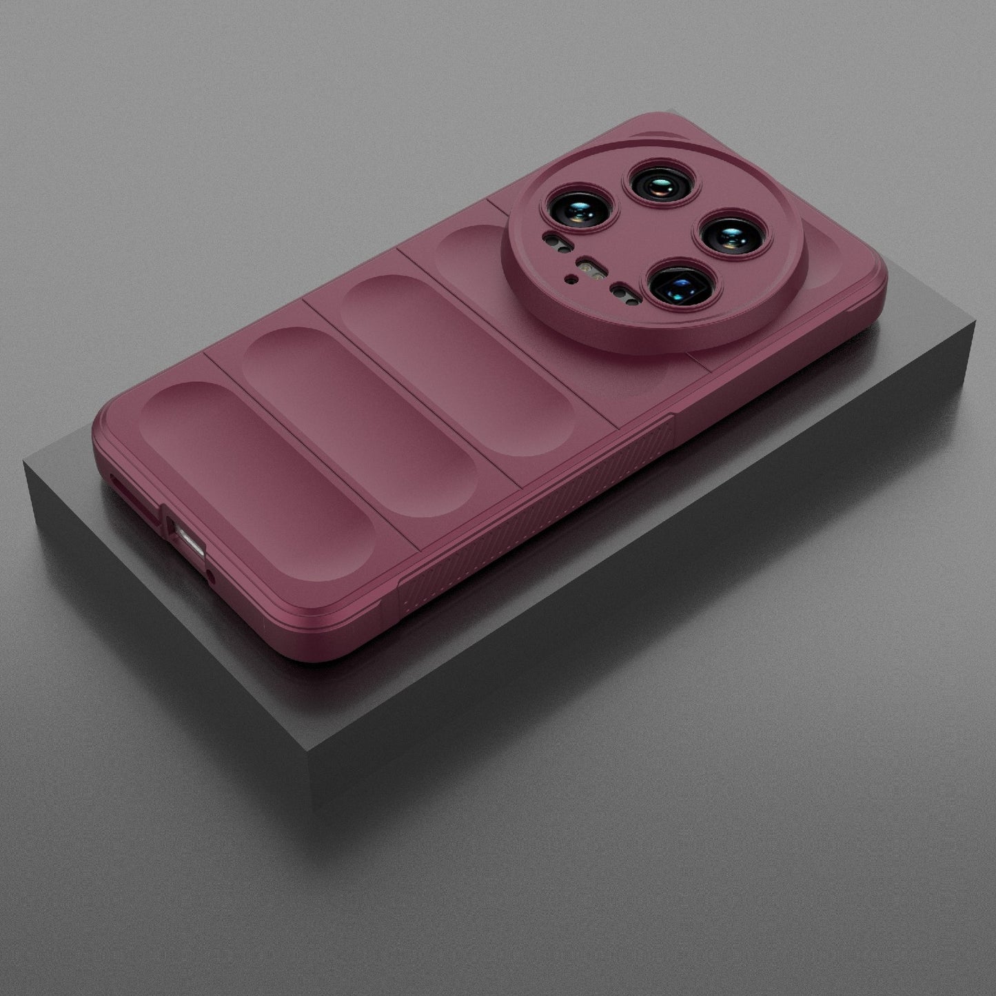Xiaomi 14 Ultra Magic Shield TPU + Flannel Phone Case: Durable, Non-toxic, Easy Access, Stylish Design