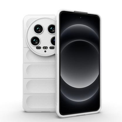 Xiaomi 14 Ultra Magic Shield TPU + Flannel Phone Case: Durable, Non-toxic, Easy Access, Stylish Design