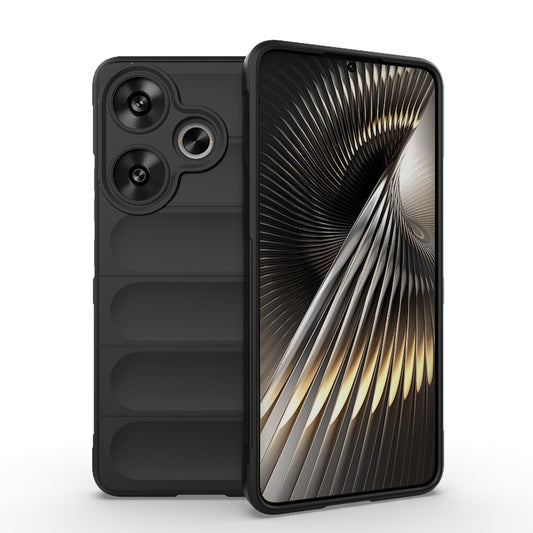 Xiaomi Redmi Turbo 3 5G Magic Shield TPU + Flannel Phone Case: Durable, Non-toxic, Easy Access, Stylish Design