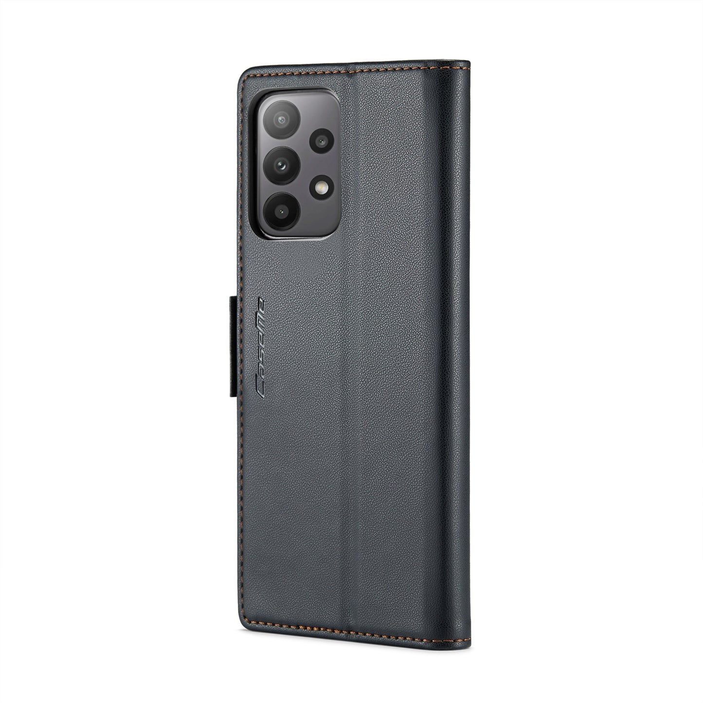 Samsung Galaxy A23 Leather Wallet Case - RFID Blocking, Stand Function, Card Slots