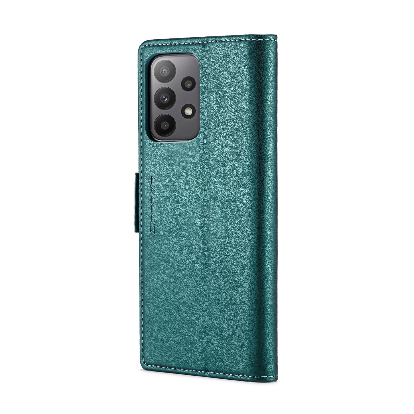 Samsung Galaxy A23 Leather Wallet Case - RFID Blocking, Stand Function, Card Slots
