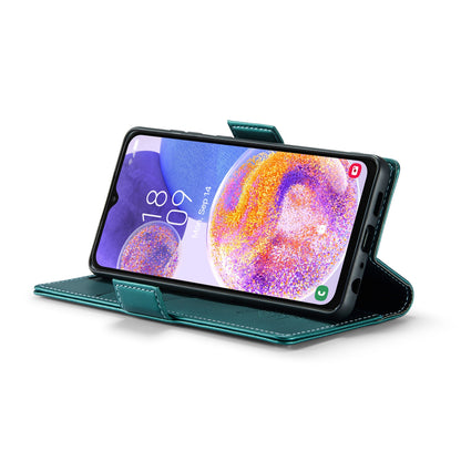 Samsung Galaxy A23 Leather Wallet Case - RFID Blocking, Stand Function, Card Slots