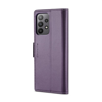 Samsung Galaxy A23 Leather Wallet Case - RFID Blocking, Stand Function, Card Slots