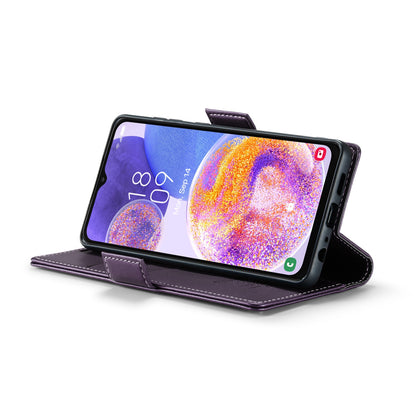 Samsung Galaxy A23 Leather Wallet Case - RFID Blocking, Stand Function, Card Slots