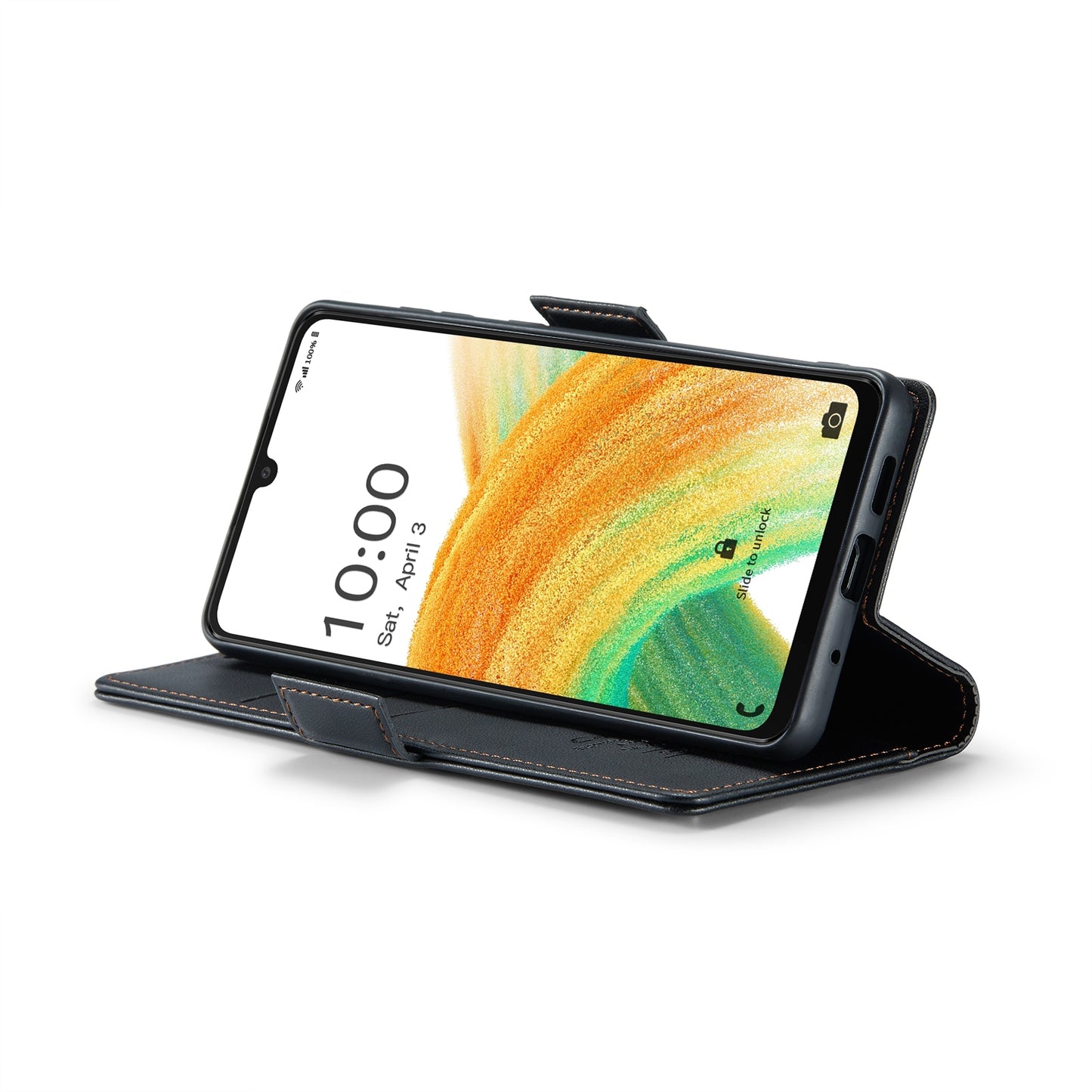 Samsung Galaxy A33 5G Leather Wallet Case - RFID Blocking, Stand Function, Card Slots