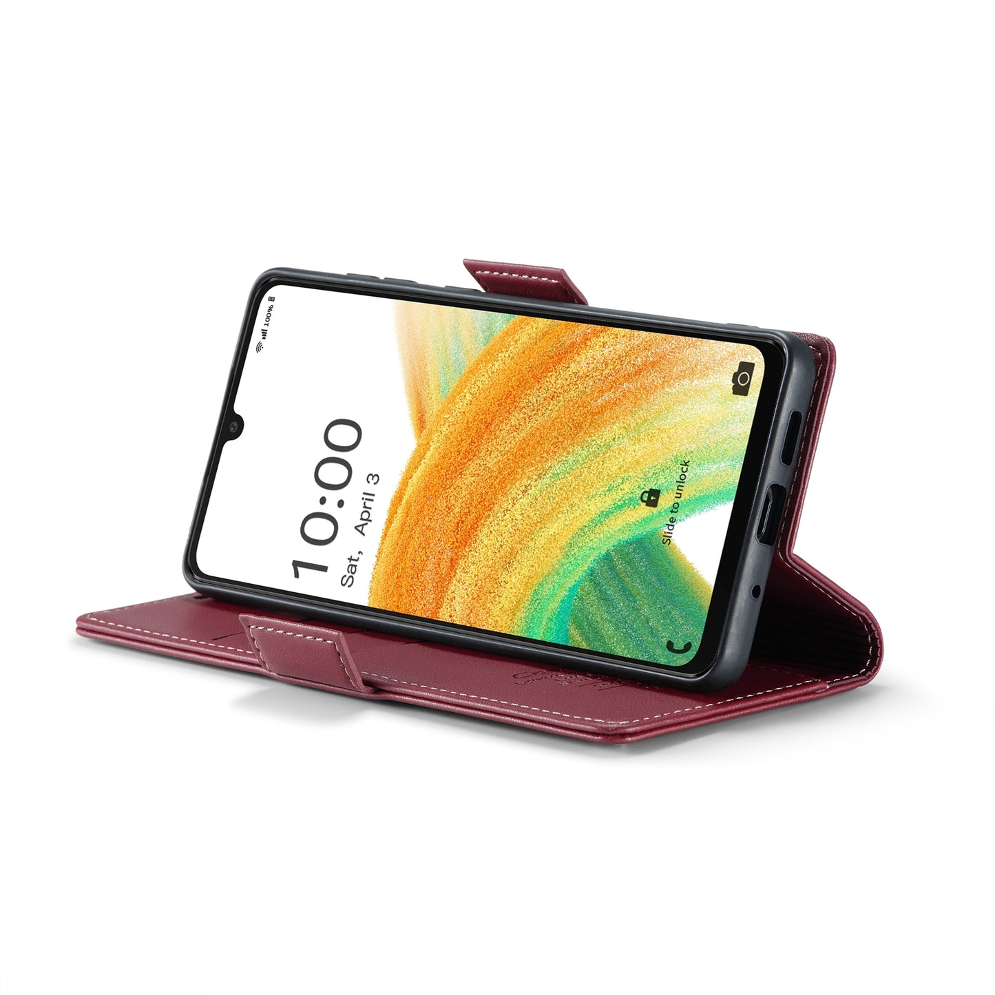 Samsung Galaxy A33 5G Leather Wallet Case - RFID Blocking, Stand Function, Card Slots