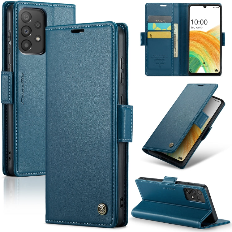 Samsung Galaxy A33 5G Leather Wallet Case - RFID Blocking, Stand Function, Card Slots