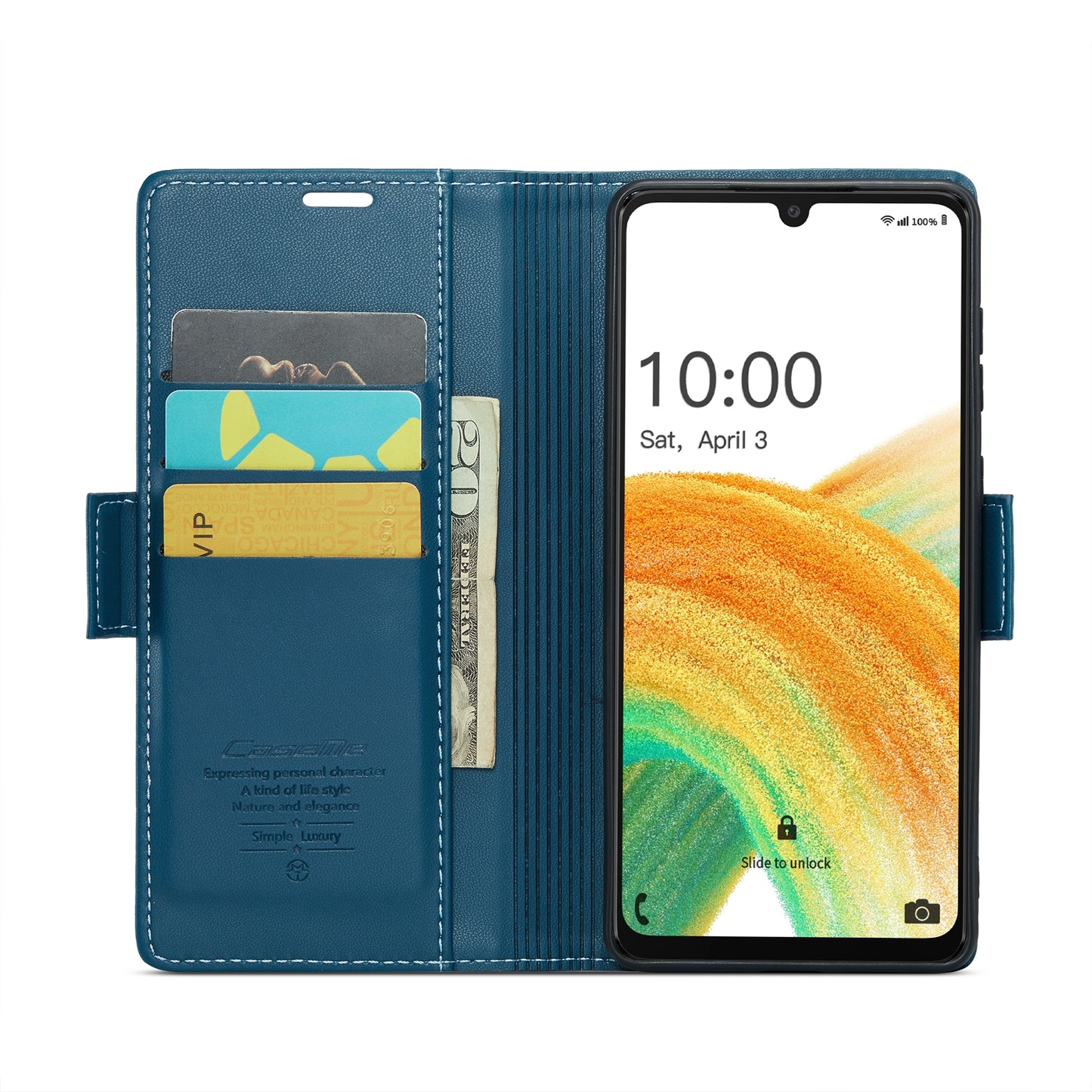 Samsung Galaxy A33 5G Leather Wallet Case - RFID Blocking, Stand Function, Card Slots