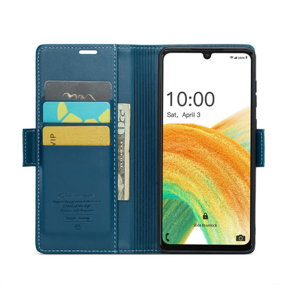 Samsung Galaxy A33 5G Leather Wallet Case - RFID Blocking, Stand Function, Card Slots