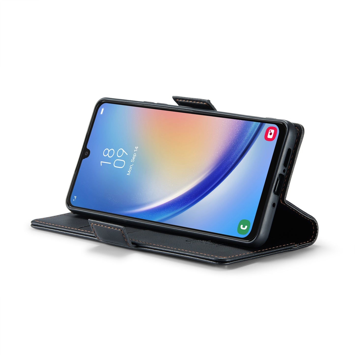 Samsung Galaxy A34 5G Leather Wallet Case - RFID Blocking, Stand Function, Card Slots