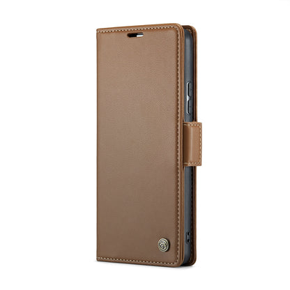 Samsung Galaxy A34 5G Leather Wallet Case - RFID Blocking, Stand Function, Card Slots
