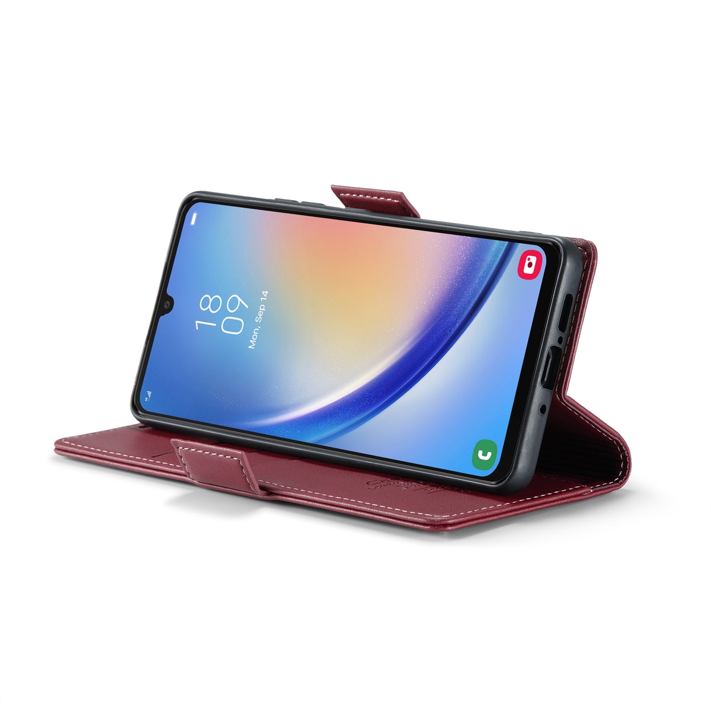 Samsung Galaxy A34 5G Leather Wallet Case - RFID Blocking, Stand Function, Card Slots