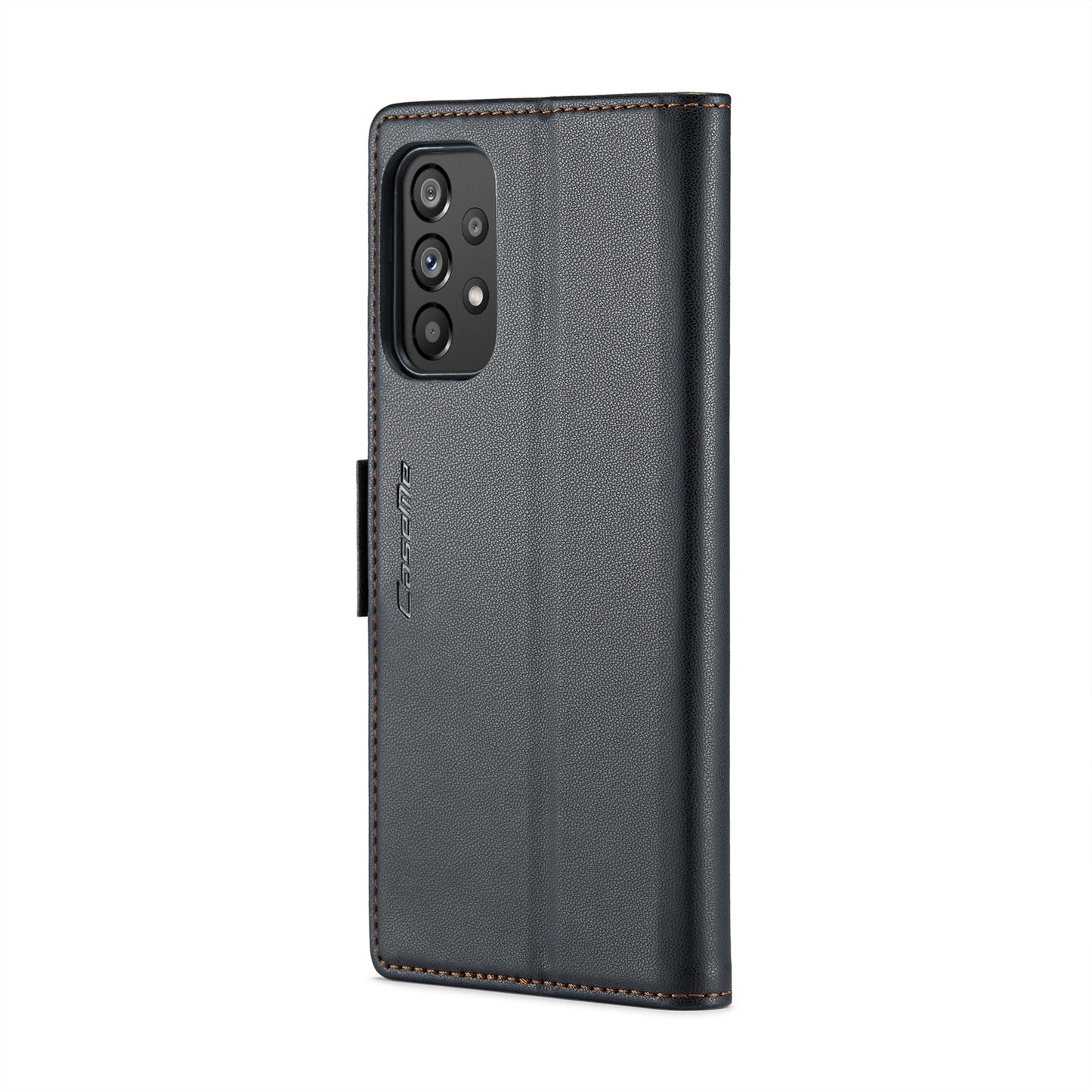 Samsung Galaxy A73 5G Leather Wallet Case - RFID Blocking, Stand Function, Card Slots