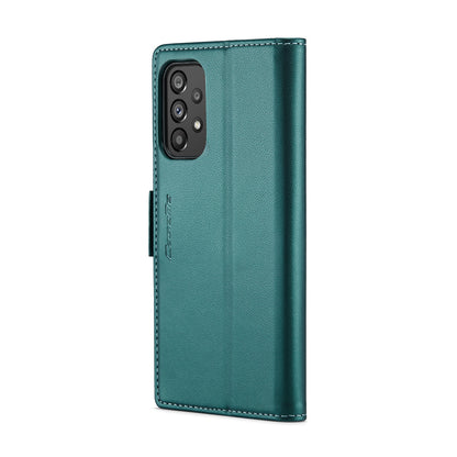 Samsung Galaxy A73 5G Leather Wallet Case - RFID Blocking, Stand Function, Card Slots