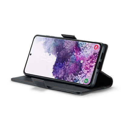 Samsung Galaxy S20 Leather Wallet Case - RFID Blocking, Stand Function, Card Slots
