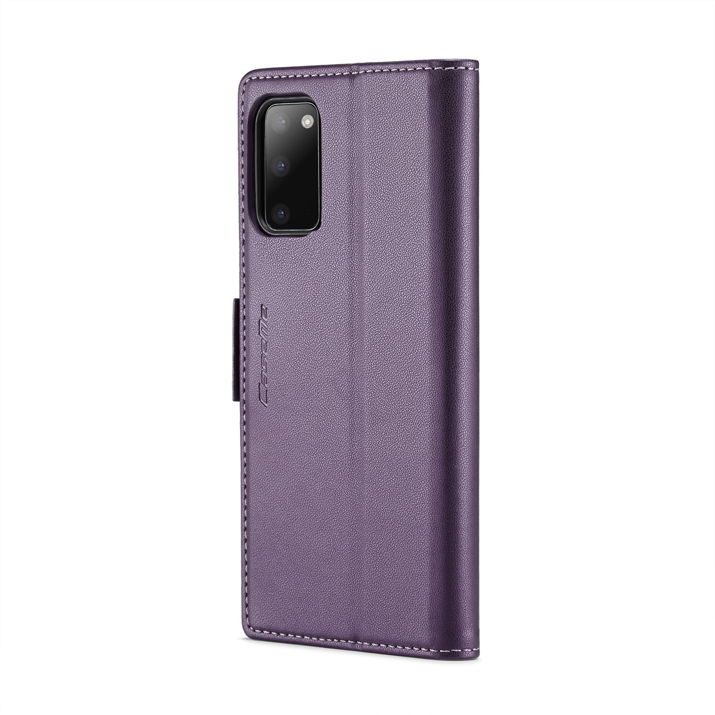 Samsung Galaxy S20 Leather Wallet Case - RFID Blocking, Stand Function, Card Slots