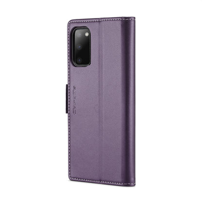 Samsung Galaxy S20 Leather Wallet Case - RFID Blocking, Stand Function, Card Slots