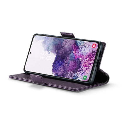 Samsung Galaxy S20 Leather Wallet Case - RFID Blocking, Stand Function, Card Slots