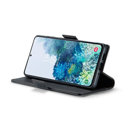 Samsung Galaxy S20+ Leather Wallet Case - RFID Blocking, Stand Function, Card Slots