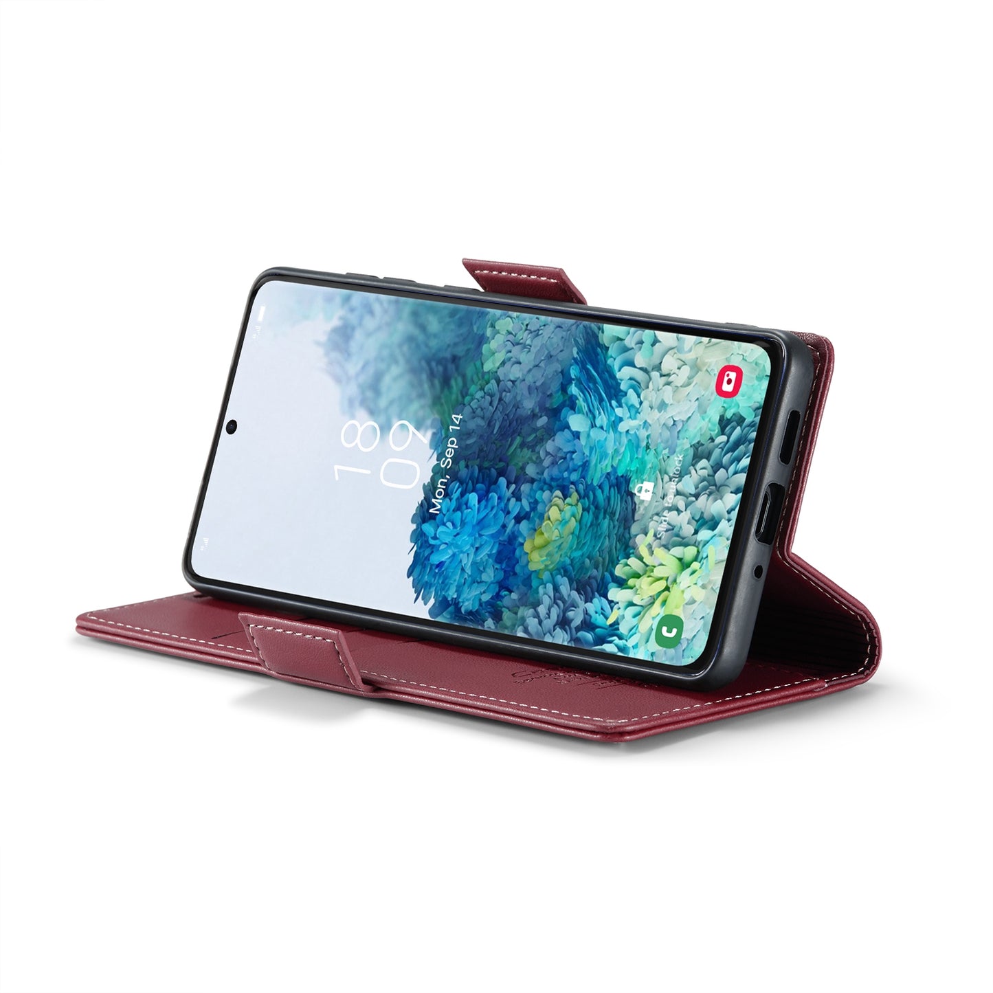 Samsung Galaxy S20+ Leather Wallet Case - RFID Blocking, Stand Function, Card Slots