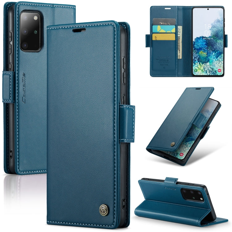 Samsung Galaxy S20+ Leather Wallet Case - RFID Blocking, Stand Function, Card Slots