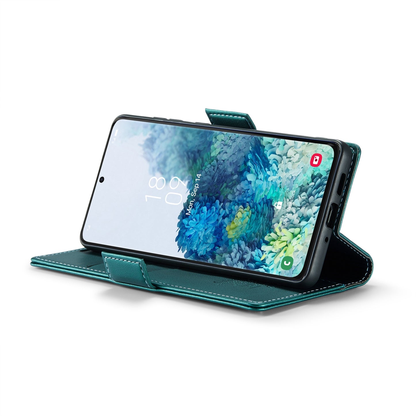 Samsung Galaxy S20+ Leather Wallet Case - RFID Blocking, Stand Function, Card Slots
