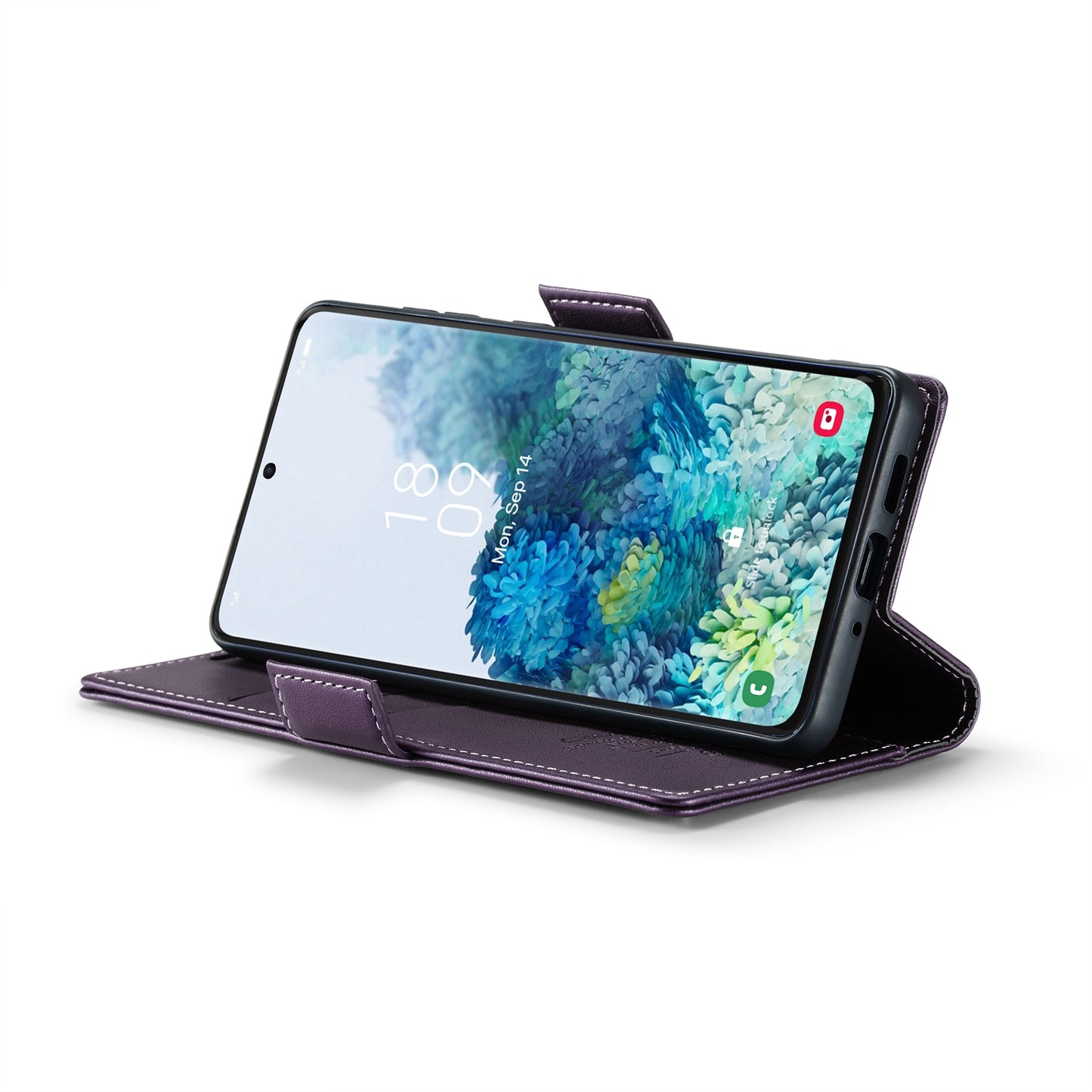 Samsung Galaxy S20+ Leather Wallet Case - RFID Blocking, Stand Function, Card Slots
