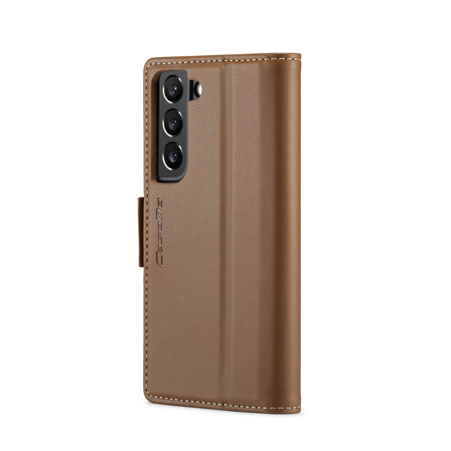 Samsung Galaxy S22 5G Leather Wallet Case - RFID Blocking, Stand Function, Card Slots
