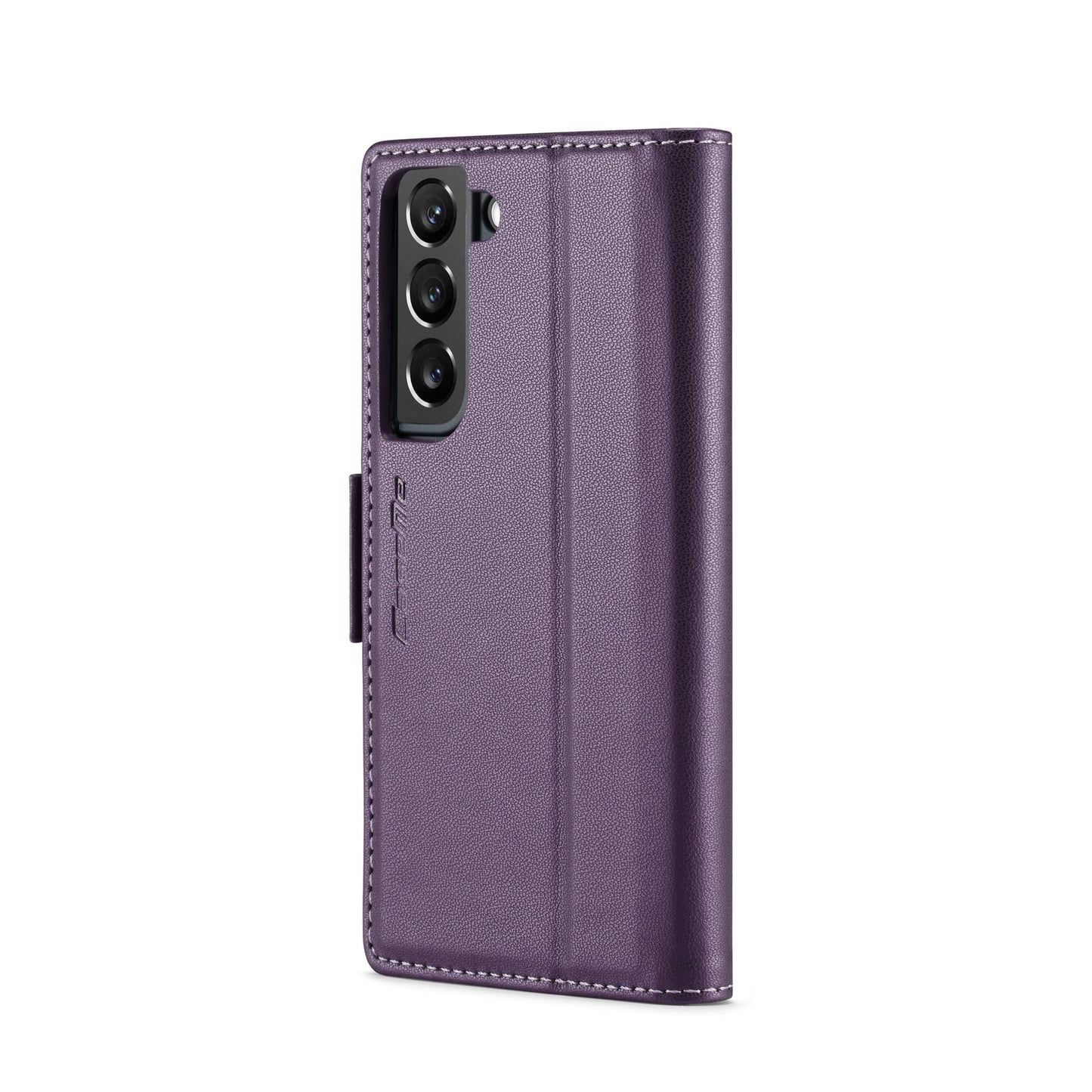 Samsung Galaxy S22 5G Leather Wallet Case - RFID Blocking, Stand Function, Card Slots