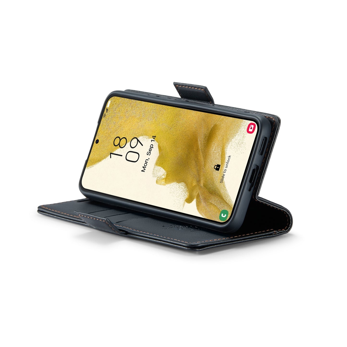 Samsung Galaxy S22+ 5G Leather Wallet Case - RFID Blocking, Stand Function, Card Slots
