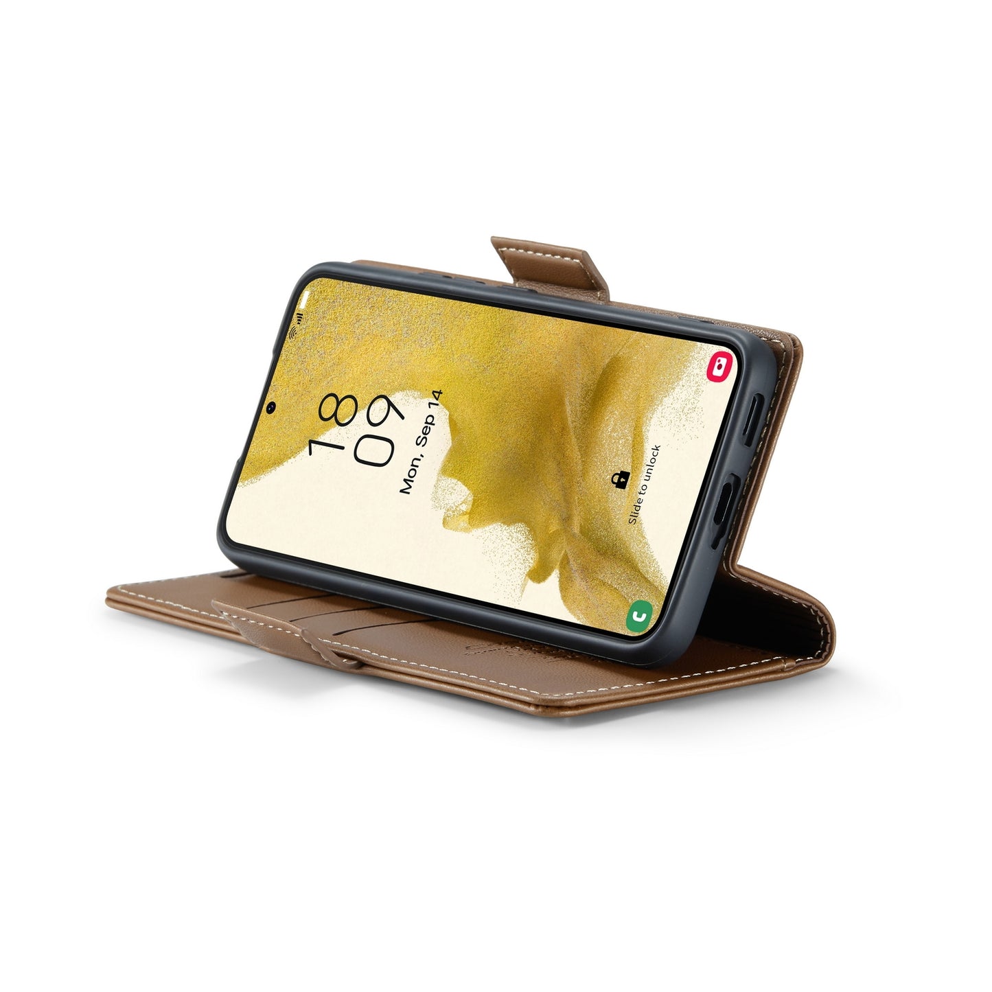 Samsung Galaxy S22+ 5G Leather Wallet Case - RFID Blocking, Stand Function, Card Slots