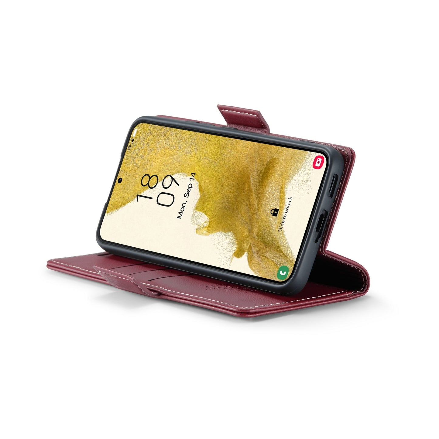 Samsung Galaxy S22+ 5G Leather Wallet Case - RFID Blocking, Stand Function, Card Slots