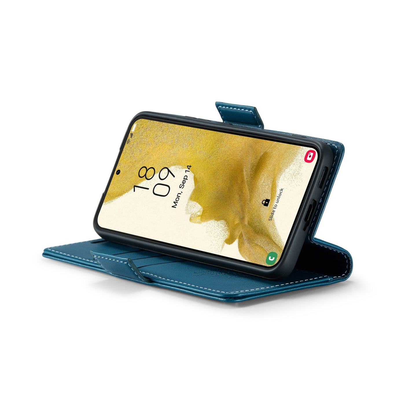 Samsung Galaxy S22+ 5G Leather Wallet Case - RFID Blocking, Stand Function, Card Slots