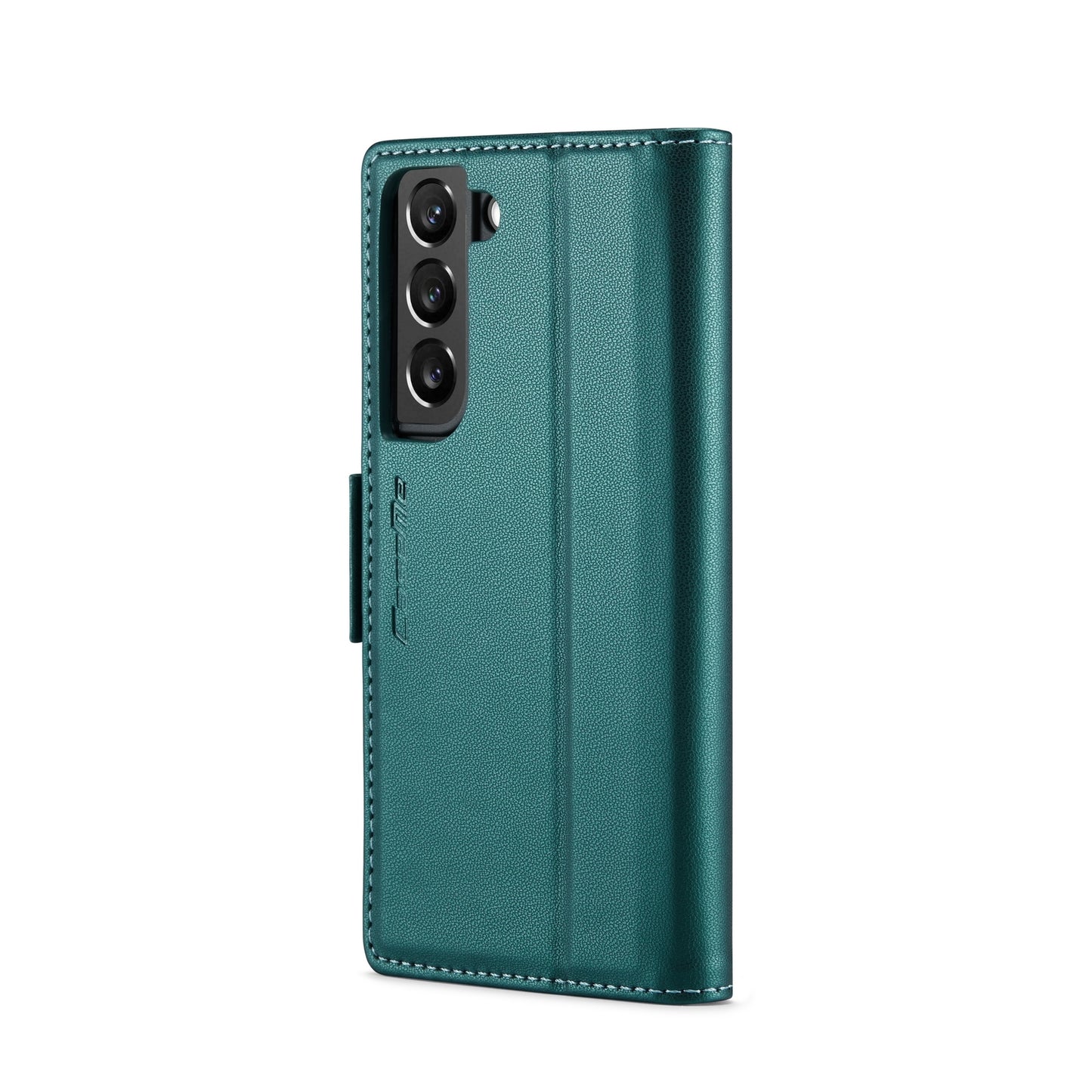 Samsung Galaxy S22+ 5G Leather Wallet Case - RFID Blocking, Stand Function, Card Slots