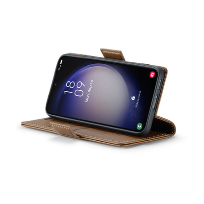 Samsung Galaxy S23+ 5G Leather Wallet Case - RFID Blocking, Stand Function, Card Slots