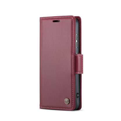 Samsung Galaxy S23+ 5G Leather Wallet Case - RFID Blocking, Stand Function, Card Slots