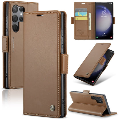 Samsung Galaxy S23 Ultra 5G Leather Wallet Case - RFID Blocking, Stand Function, Card Slots