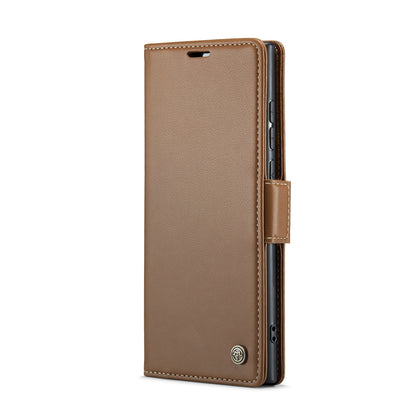Samsung Galaxy S23 Ultra 5G Leather Wallet Case - RFID Blocking, Stand Function, Card Slots