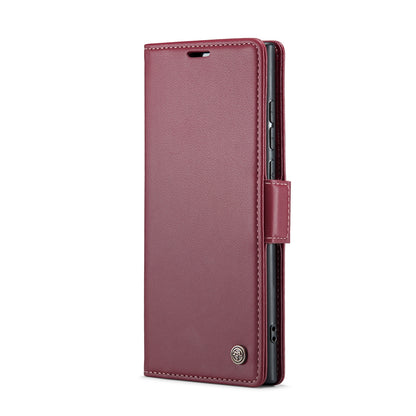Samsung Galaxy S23 Ultra 5G Leather Wallet Case - RFID Blocking, Stand Function, Card Slots