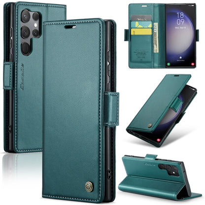 Samsung Galaxy S23 Ultra 5G Leather Wallet Case - RFID Blocking, Stand Function, Card Slots