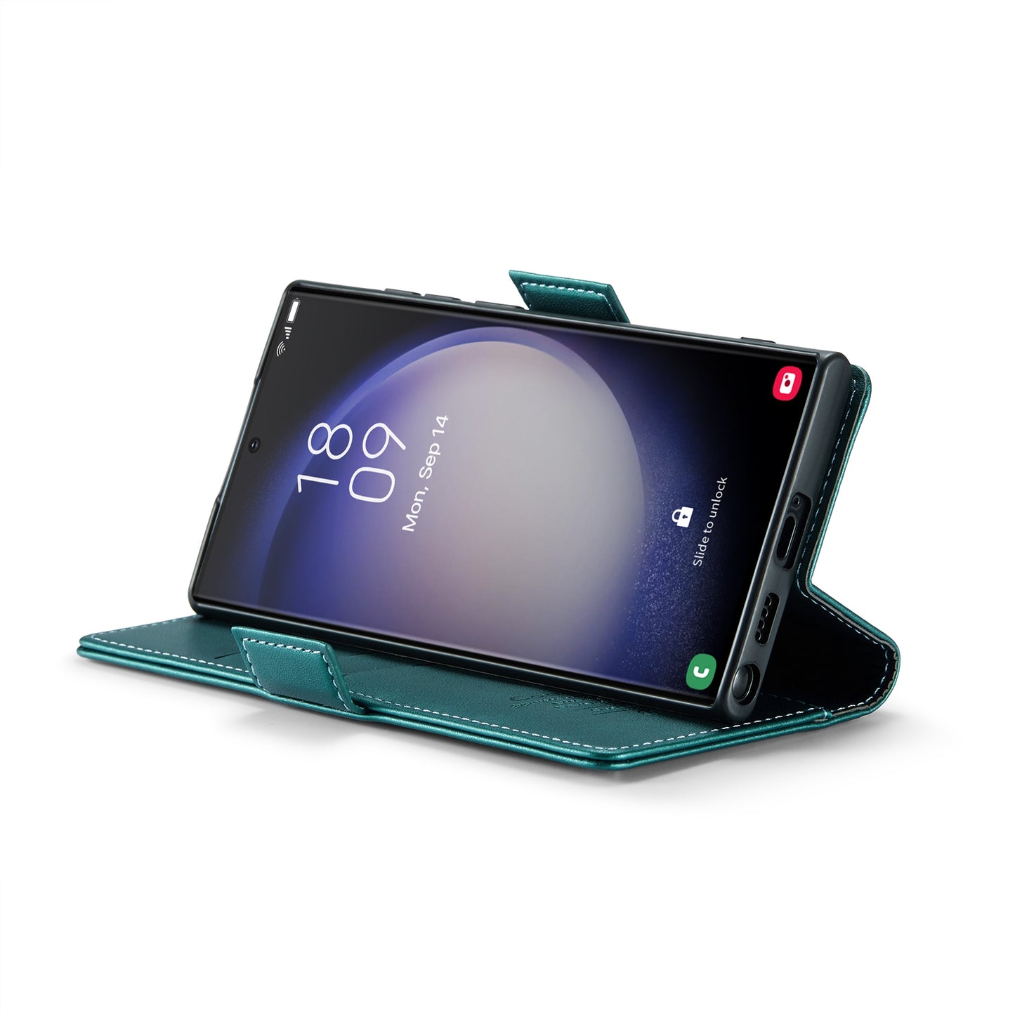 Samsung Galaxy S23 Ultra 5G Leather Wallet Case - RFID Blocking, Stand Function, Card Slots