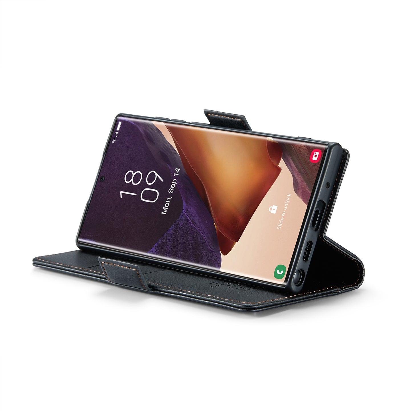 Samsung Galaxy Note20 Ultra Leather Wallet Case - RFID Blocking, Stand Function, Card Slots